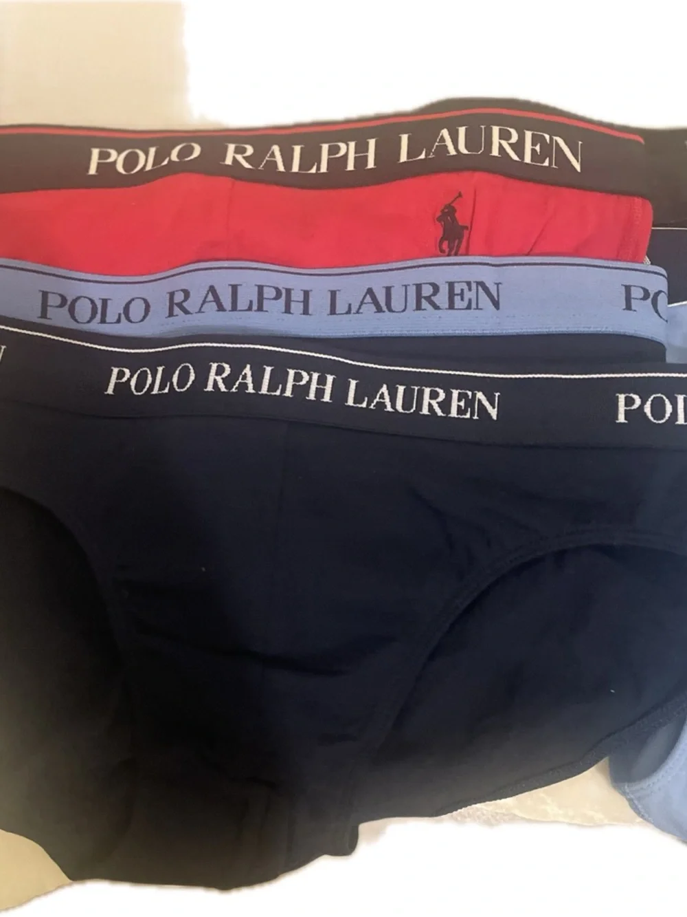 NWOT Men’s 5 Pcs Polo Ralph Lauren Logo Waistband Briefs Bundle Size Md - Picture 9 of 9